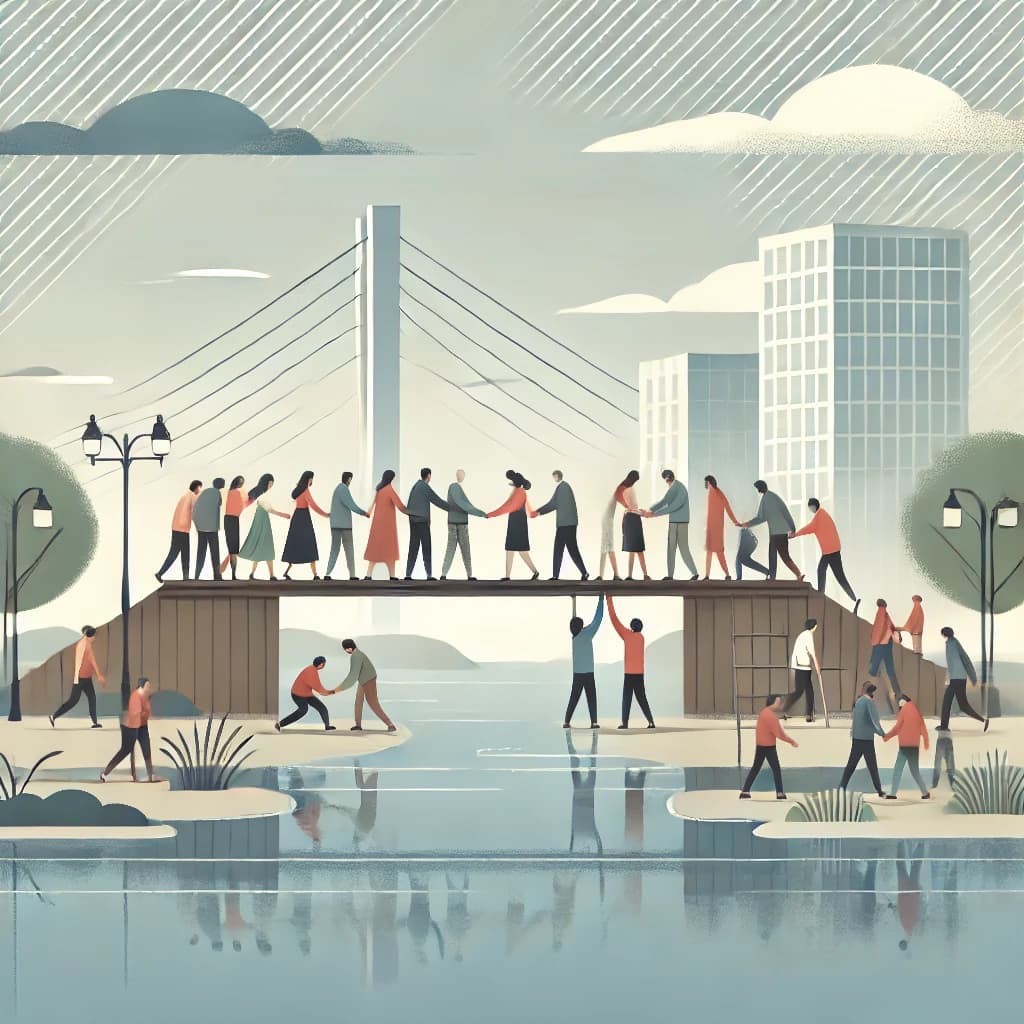 Illustrasjon av broer